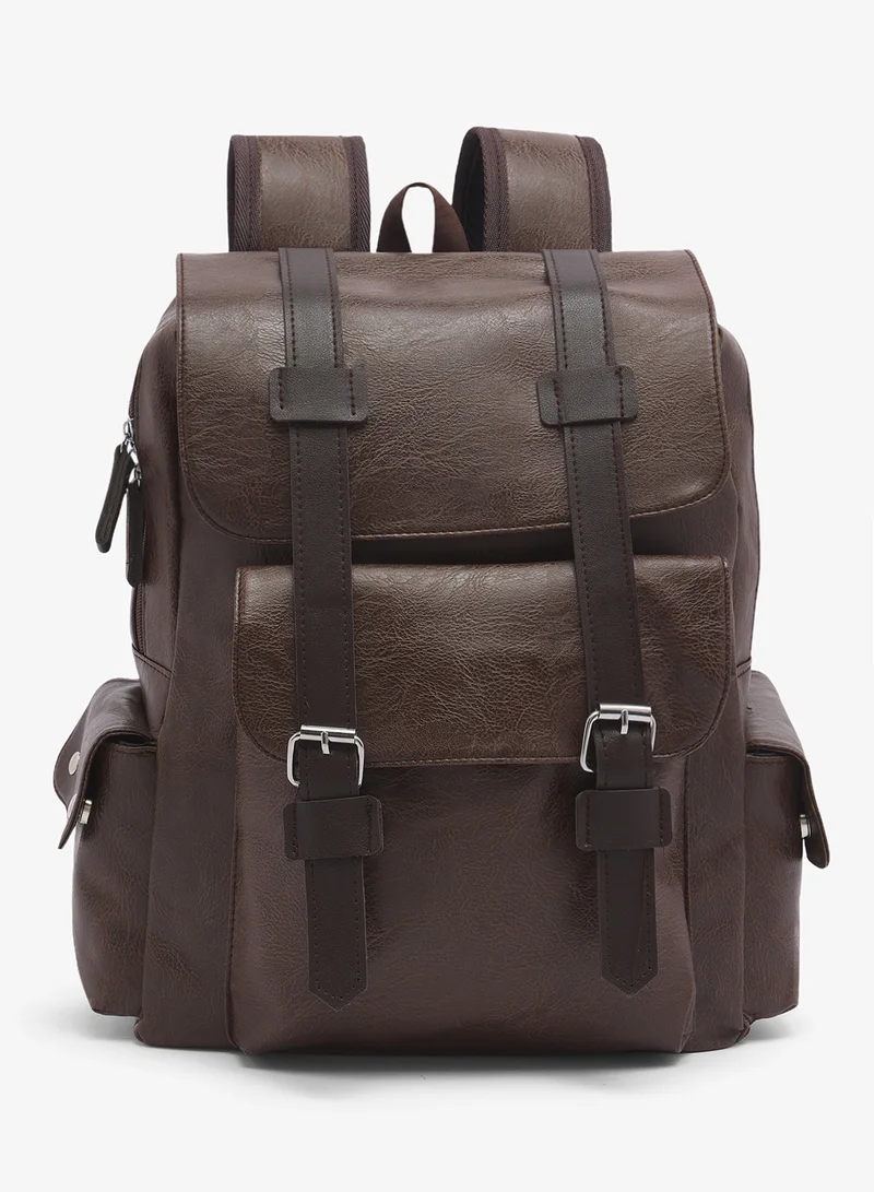 Robert Wood Roll Tops Casual Backpacks